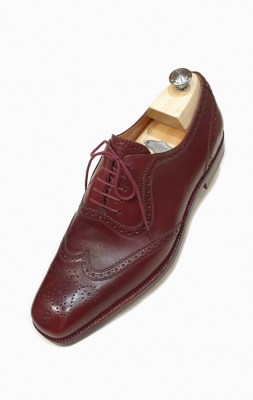 Oxblood oxfords 333-03 on 134 last Rozsnyai handmade shoes (1)